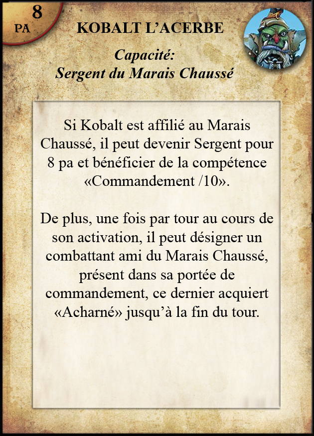 Sergent du Marais Chaussé
